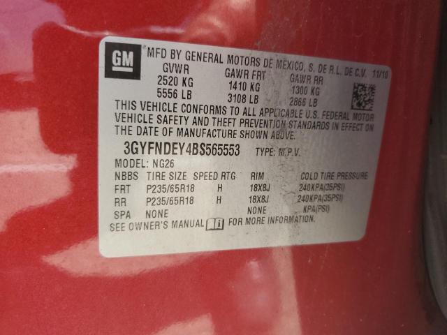 Photo 12 VIN: 3GYFNDEY4BS565553 - CADILLAC SRX 