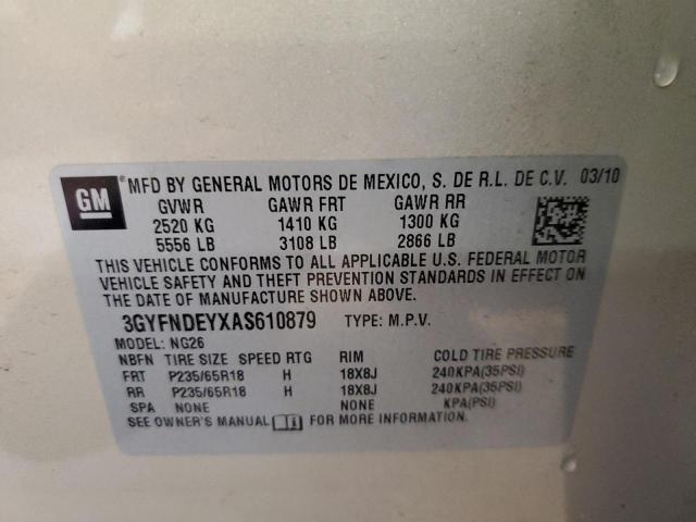 Photo 11 VIN: 3GYFNDEYXAS610879 - CADILLAC SRX 