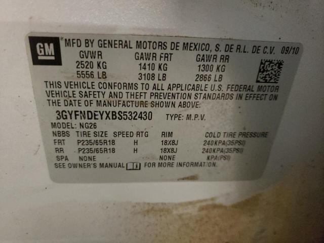 Photo 11 VIN: 3GYFNDEYXBS532430 - CADILLAC SRX 