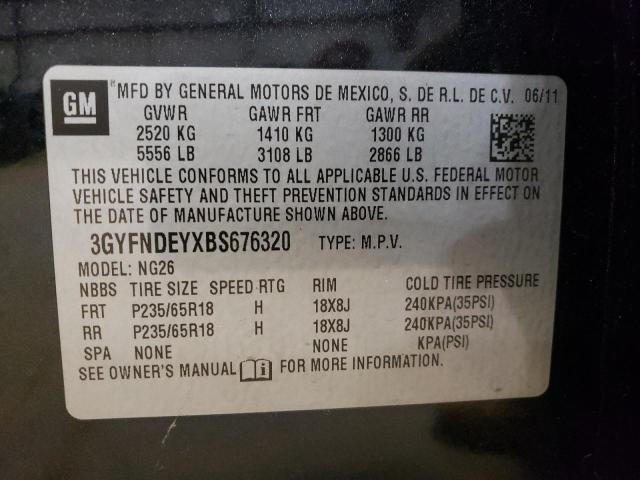 Photo 13 VIN: 3GYFNDEYXBS676320 - CADILLAC SRX 