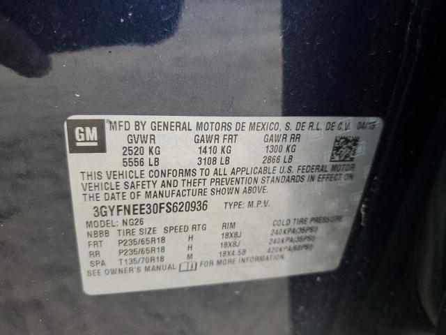 Photo 11 VIN: 3GYFNEE30FS620936 - CADILLAC SRX LUXURY 