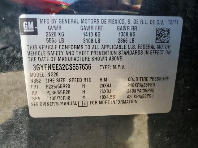 Photo 12 VIN: 3GYFNEE32CS557656 - CADILLAC SRX PERFOR 