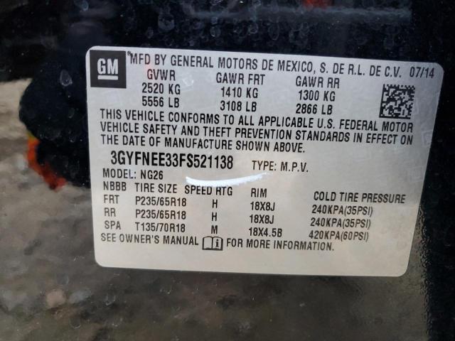 Photo 13 VIN: 3GYFNEE33FS521138 - CADILLAC SRX 