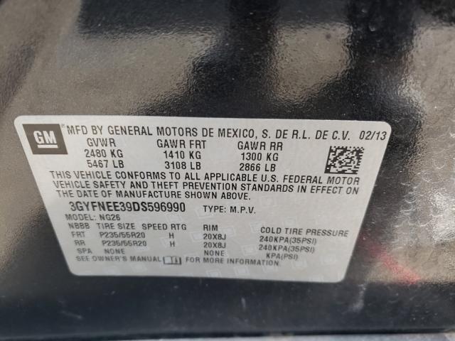 Photo 9 VIN: 3GYFNEE39DS596990 - CADILLAC SRX PREMIU 