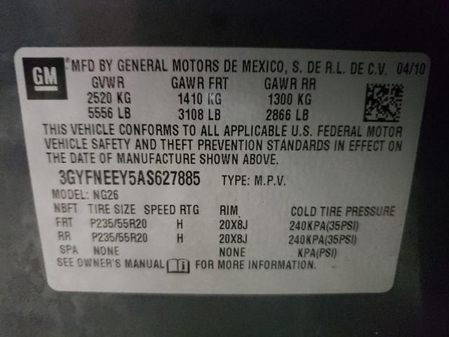 Photo 9 VIN: 3GYFNEEY5AS627885 - CADILLAC SRX PERFOR 