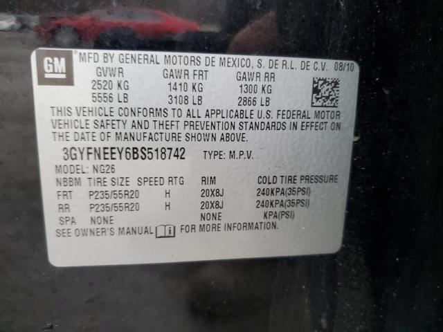 Photo 12 VIN: 3GYFNEEY6BS518742 - CADILLAC SRX PERFOR 