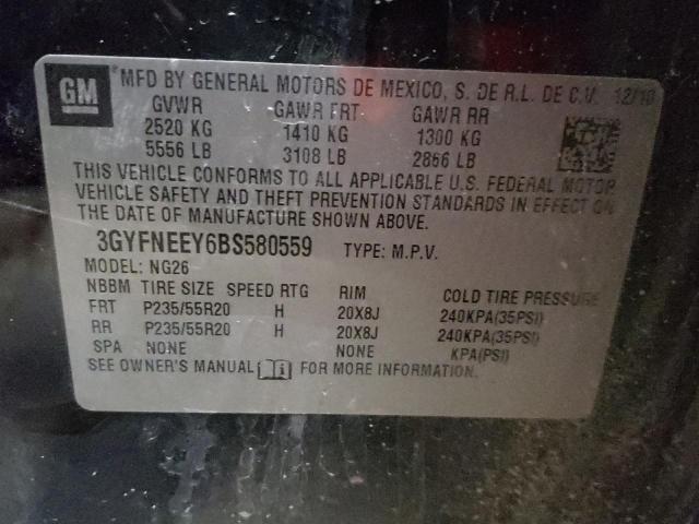 Photo 9 VIN: 3GYFNEEY6BS580559 - CADILLAC SRX PERFOR 