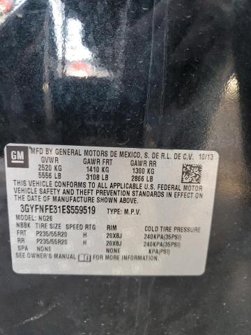 Photo 12 VIN: 3GYFNFE31ES559519 - CADILLAC SRX PERFOR 