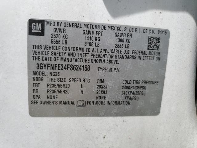 Photo 11 VIN: 3GYFNFE34FS624168 - CADILLAC SRX 