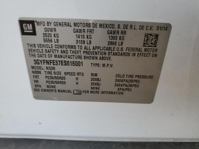 Photo 12 VIN: 3GYFNFE37ES616001 - CADILLAC SRX PERFOR 