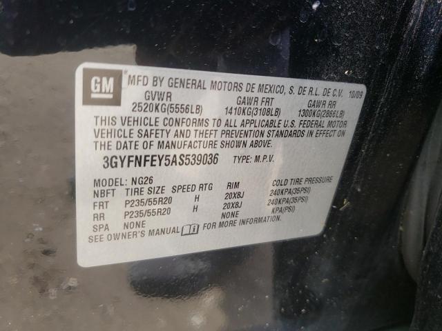 Photo 9 VIN: 3GYFNFEY5AS539036 - CADILLAC SRX PREMIU 