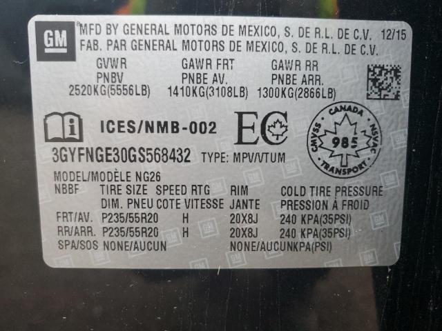 Photo 13 VIN: 3GYFNGE30GS568432 - CADILLAC SRX PREMIU 