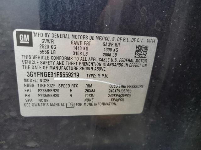 Photo 11 VIN: 3GYFNGE31FS559219 - CADILLAC SRX 