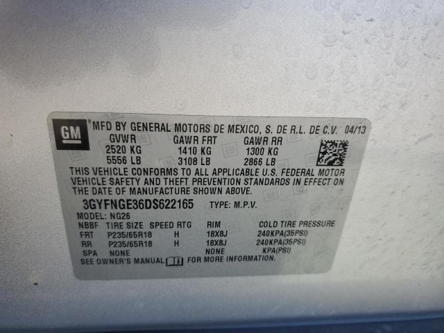 Photo 11 VIN: 3GYFNGE36DS622165 - CADILLAC SRX 