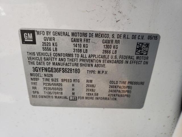 Photo 9 VIN: 3GYFNGE36FS628180 - CADILLAC SRX PREMIU 