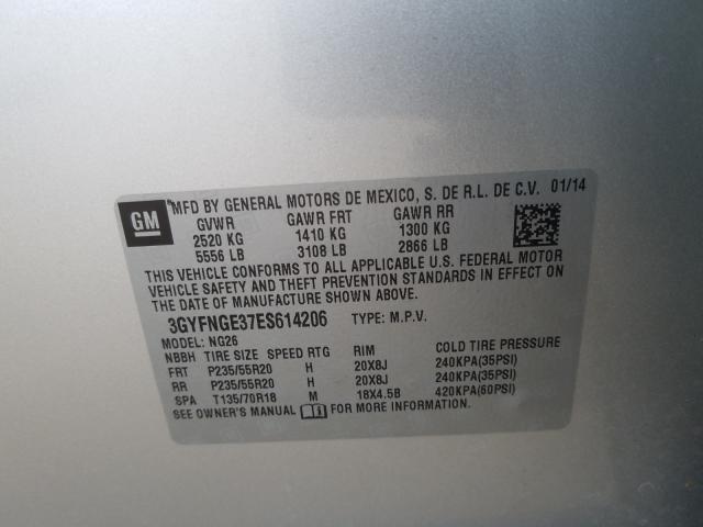 Photo 9 VIN: 3GYFNGE37ES614206 - CADILLAC SRX PREMIU 