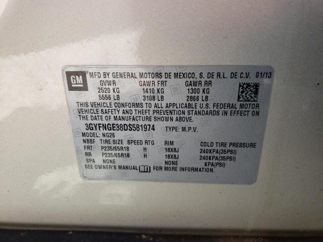 Photo 12 VIN: 3GYFNGE38DS581974 - CADILLAC SRX 