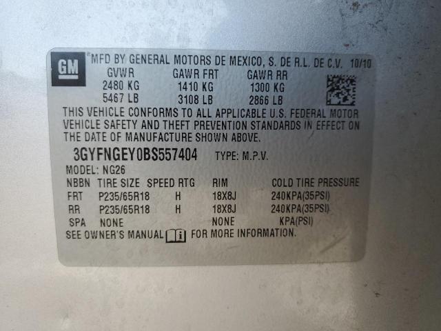 Photo 11 VIN: 3GYFNGEY0BS557404 - CADILLAC SRX 