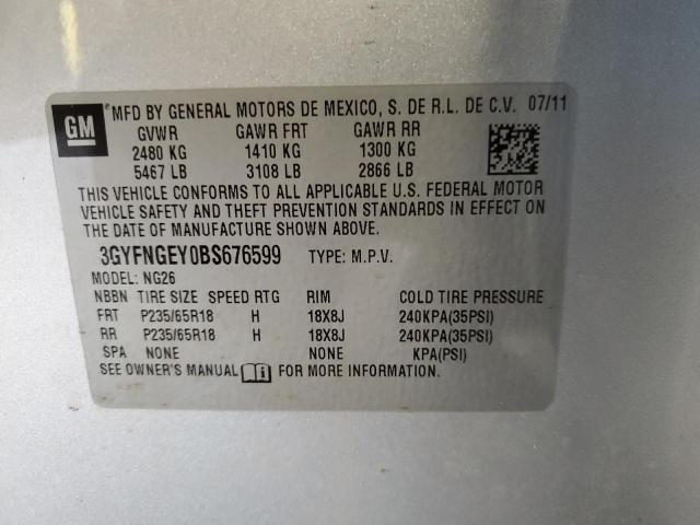 Photo 11 VIN: 3GYFNGEY0BS676599 - CADILLAC SRX 