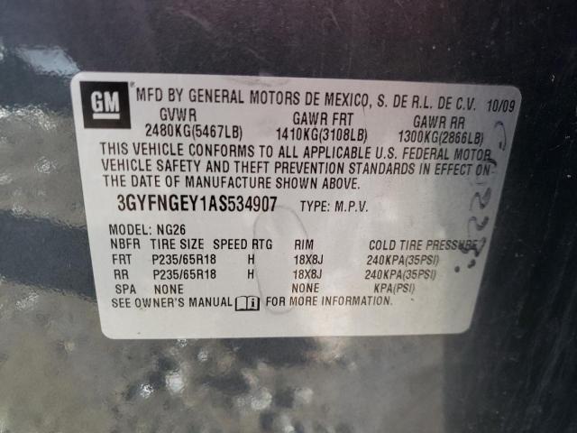 Photo 9 VIN: 3GYFNGEY1AS534907 - CADILLAC SRX 