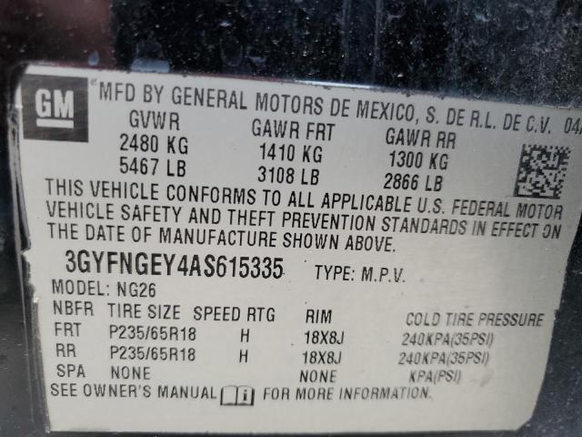 Photo 12 VIN: 3GYFNGEY4AS615335 - CADILLAC SRX 