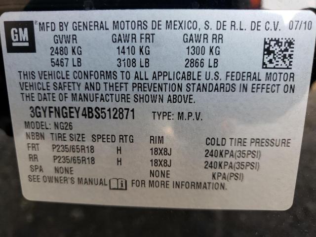 Photo 9 VIN: 3GYFNGEY4BS512871 - CADILLAC SRX 