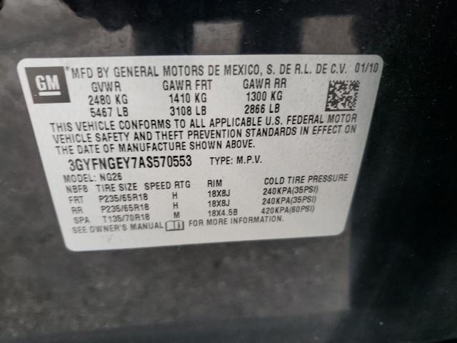 Photo 11 VIN: 3GYFNGEY7AS570553 - CADILLAC SRX 