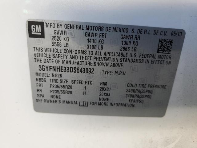 Photo 12 VIN: 3GYFNHE33DS643092 - CADILLAC SRX 