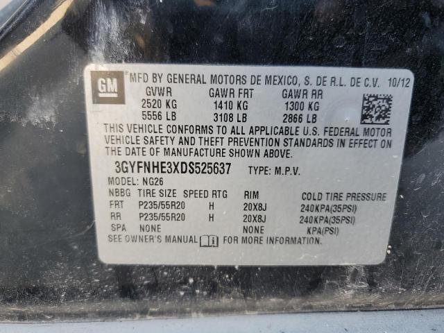 Photo 12 VIN: 3GYFNHE3XDS525637 - CADILLAC SRX 