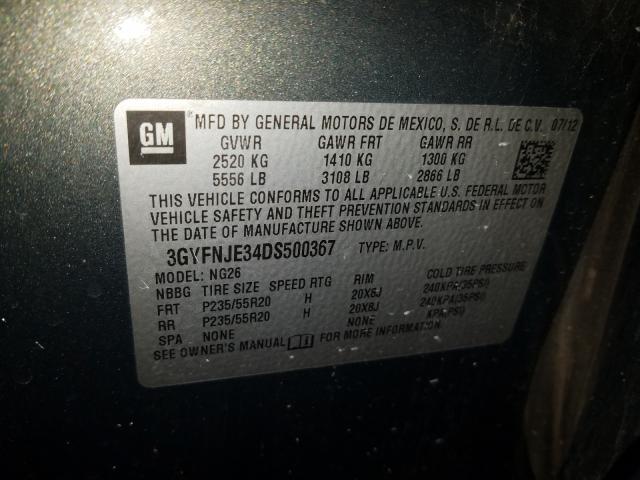 Photo 9 VIN: 3GYFNJE34DS500367 - CADILLAC SRX PREMIU 