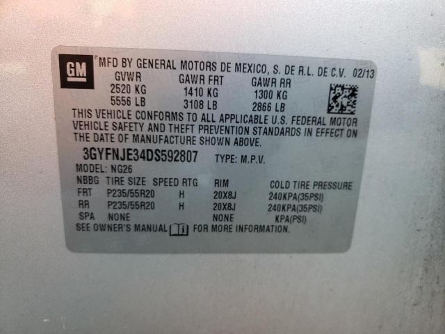 Photo 9 VIN: 3GYFNJE34DS592807 - CADILLAC SRX PREMIU 