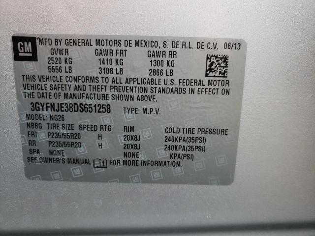 Photo 13 VIN: 3GYFNJE38DS651258 - CADILLAC SRX PREMIU 