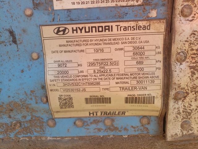 Photo 9 VIN: 3H3V532C1HT696286 - HYUNDAI TRANSLEAD 