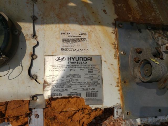 Photo 9 VIN: 3H3V532C2GT476007 - HYUNDAI REEFER 