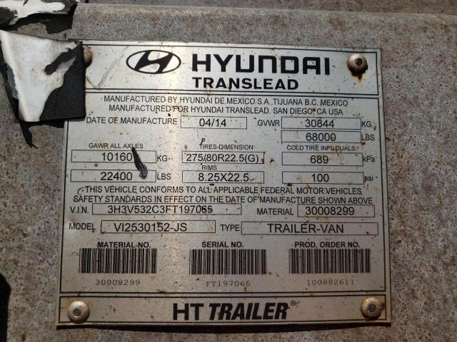 Photo 9 VIN: 3H3V532C3FT197065 - HYUNDAI OTHER 