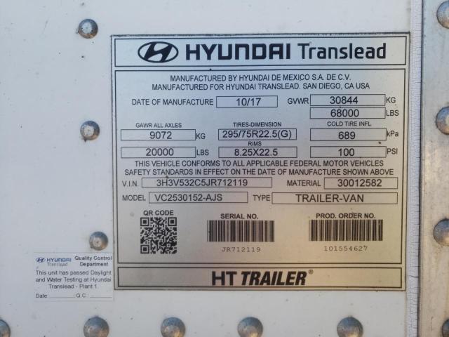 Photo 9 VIN: 3H3V532C5JR712119 - HYUNDAI HYCUBE 