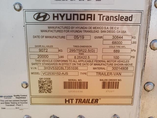 Photo 9 VIN: 3H3V532C6LT351036 - HYUNDAI TRANSLEAD 