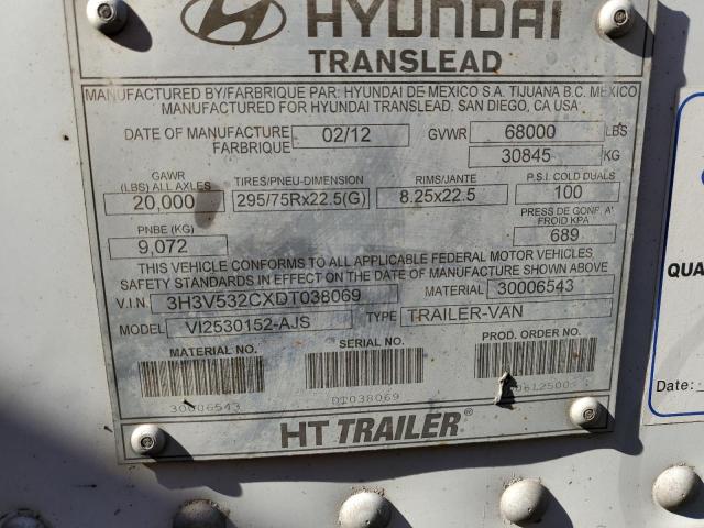 Photo 9 VIN: 3H3V532CXDT038069 - HYUNDAI TRAILER 