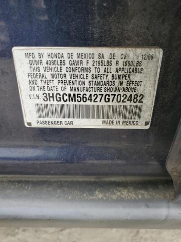 Photo 11 VIN: 3HGCM56427G702482 - HONDA ACCORD 