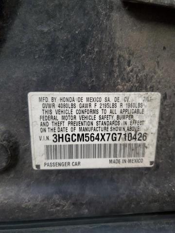 Photo 11 VIN: 3HGCM564X7G710426 - HONDA ACCORD 