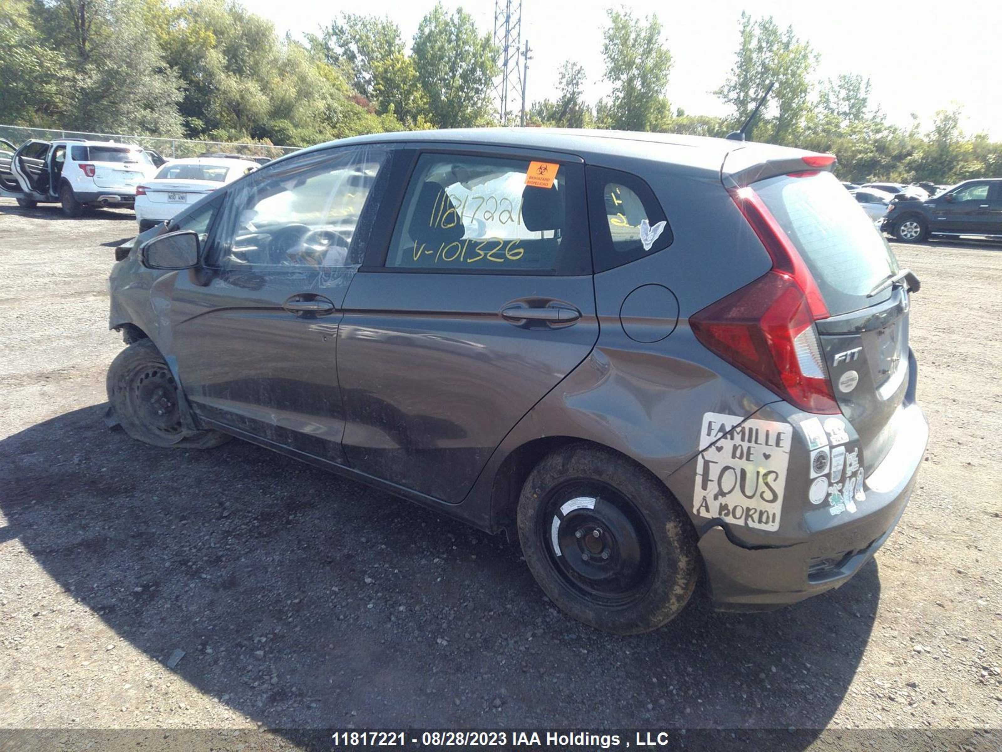 Photo 2 VIN: 3HGGK5G38KM101326 - HONDA FIT 