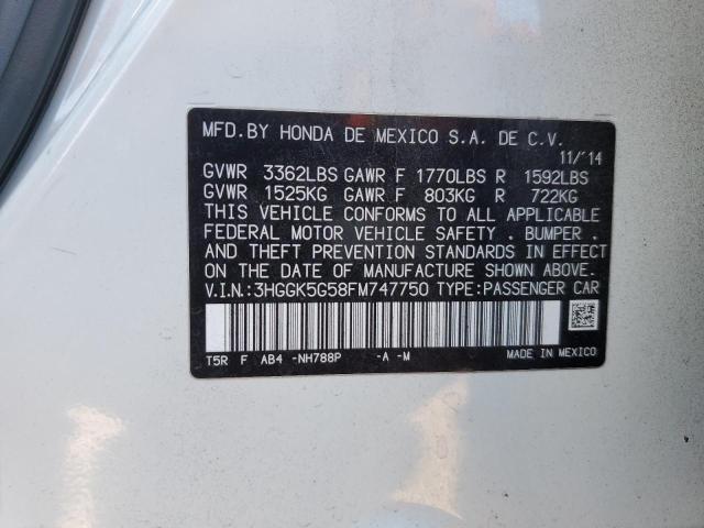 Photo 11 VIN: 3HGGK5G58FM747750 - HONDA FIT 