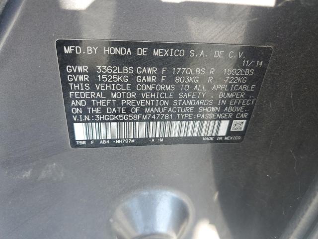 Photo 11 VIN: 3HGGK5G58FM747781 - HONDA FIT 