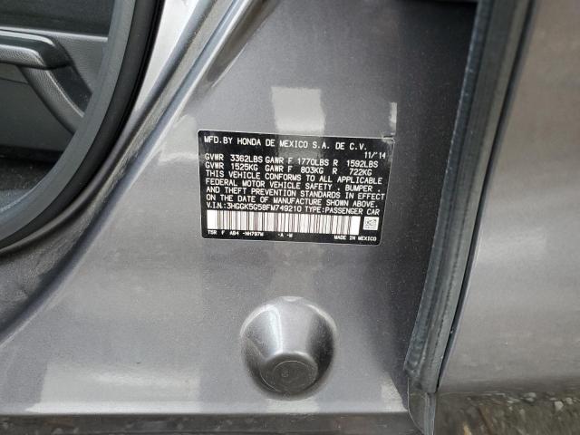 Photo 11 VIN: 3HGGK5G58FM749210 - HONDA FIT LX 