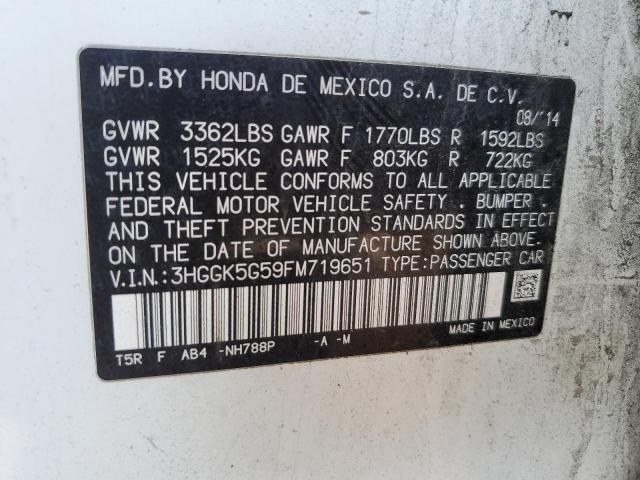 Photo 11 VIN: 3HGGK5G59FM719651 - HONDA FIT 