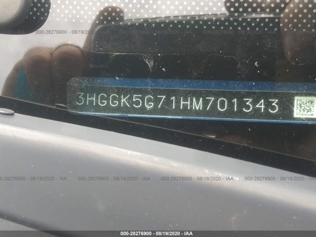 Photo 8 VIN: 3HGGK5G71HM701343 - HONDA FIT 