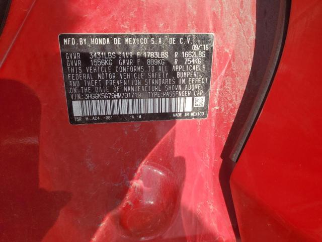 Photo 11 VIN: 3HGGK5G79HM701719 - HONDA FIT EX 