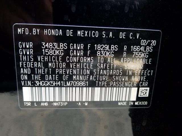 Photo 9 VIN: 3HGGK5H41LM709861 - HONDA FIT LX 