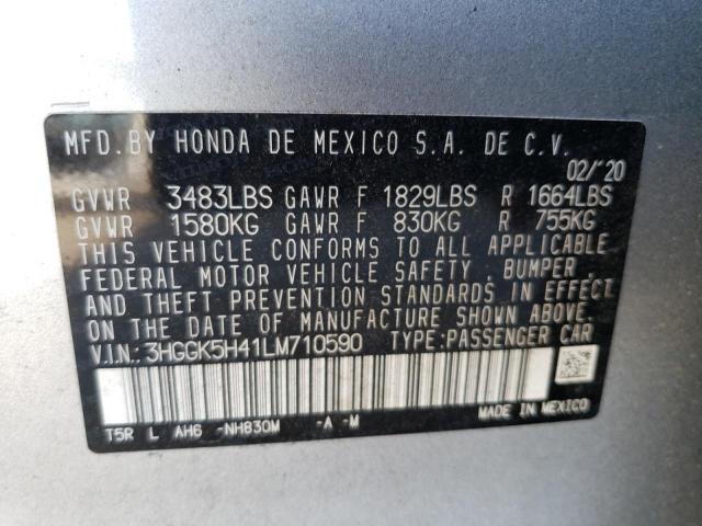 Photo 11 VIN: 3HGGK5H41LM710590 - HONDA FIT LX 