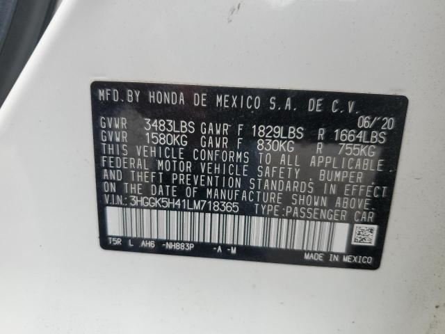 Photo 12 VIN: 3HGGK5H41LM718365 - HONDA FIT 